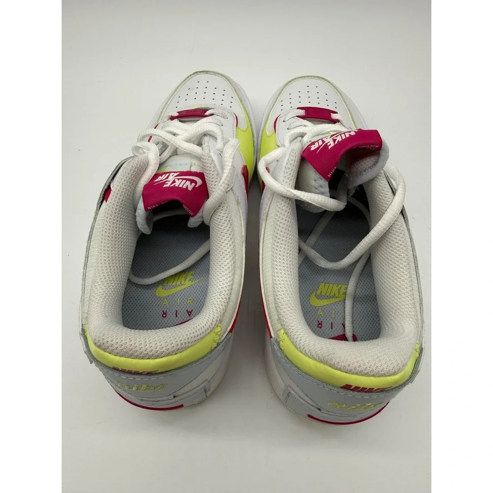 Nike Air Force 1 Shadow White Siren Red‎ Volt Sneakers FQ8885-100 Womens 8.5